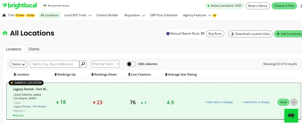 SEO Tools - BrightLocal