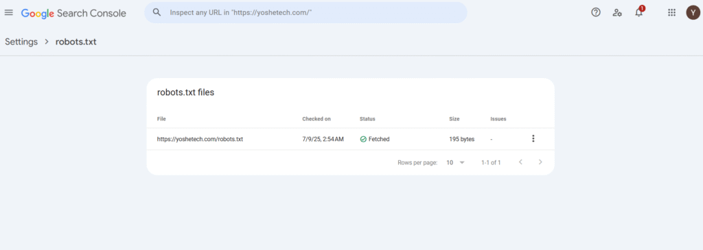 SEO Tools - Robots.txt Google Search Console
