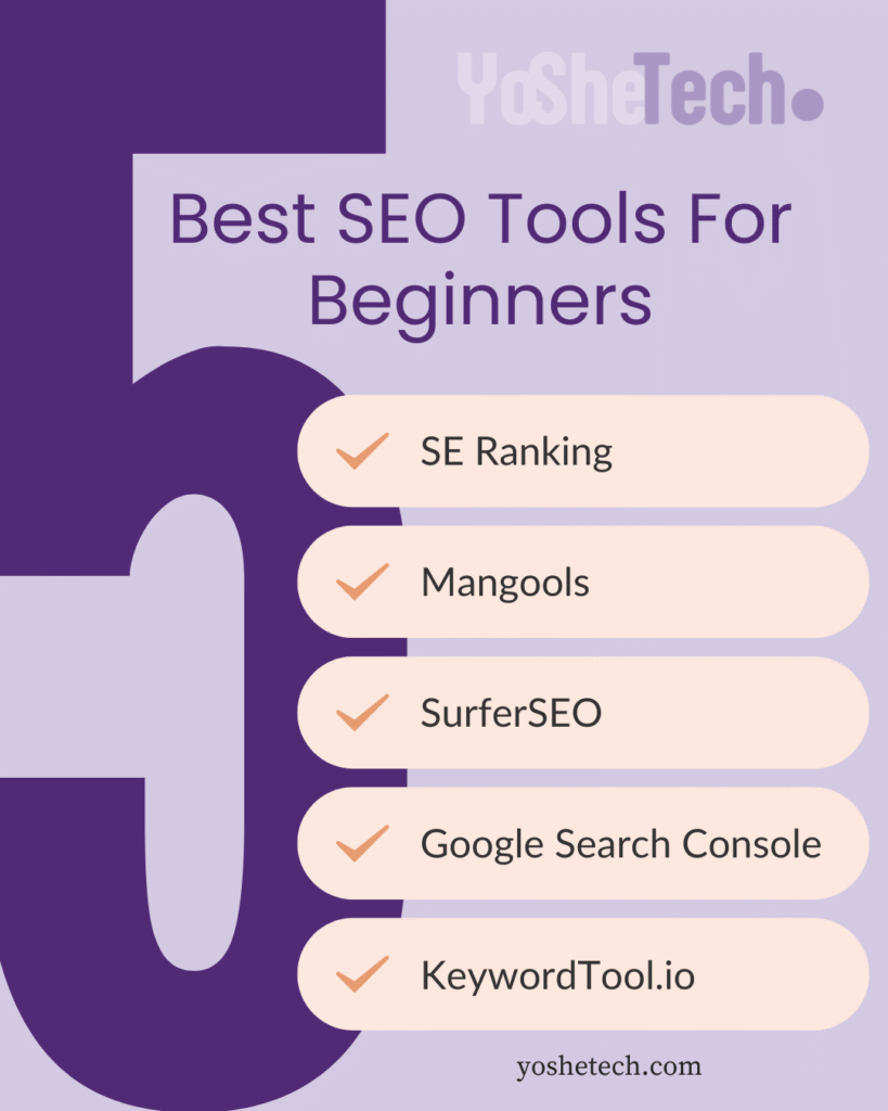 SEO Tools - Top 5 SEO Tools For Beginners