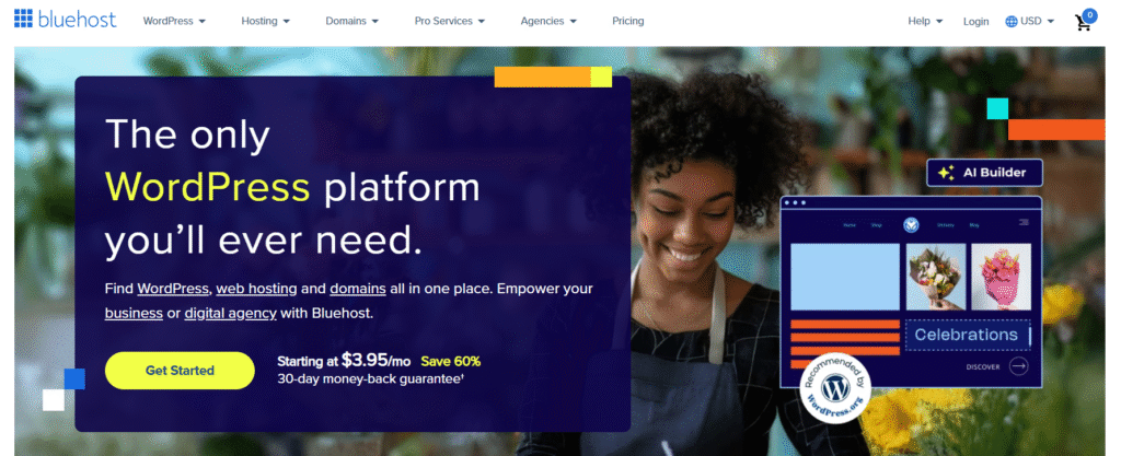 Web Hosting - Bluehost