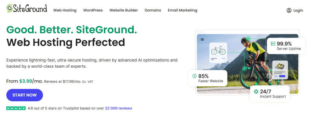 Web Hosting - SiteGround